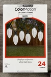Gemmy Lightshow Color Motion 24 Count C9 White Led Christmas String. Fixed Price $31.50.