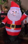 Holiday Time Waving Santa Inflatable Christmas Airblown Gemmy 4FT Greeter Rare. Fixed Price $29.99.