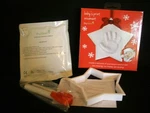 New Tiny Ideas Baby's Print Ornament Kit Star #17017 No Mixing. Fixed Price $11.99.