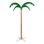 Vickerman 7' Led Rope Light Halographis Leaves Palm Tree In Green/orange. Fixed Price $151.33.