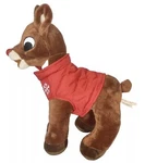 14" Rudolph The Red-nosed Reindeer Plush Toy Figure Holiday Christmas Home Decor. Fixed Price $18.00.