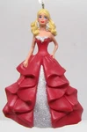 Mint Hallmark Mattel 2015 Barbie Red Evening Gown Christmas Tree Ornament. Fixed Price $15.00.