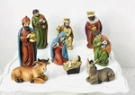 Kurt S. Adler 4 5-INCH Resin Table Piece Christmas Nativity Set Of 9. Fixed Price $34.49.