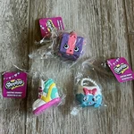 Kurt Adler Shopkins Collectible Christmas Ornaments Lot Of 3 New Sparkle. Fixed Price $5.98.