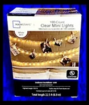 100CT Mainstays Clear Mini String Lights,indoor/outdoor, Lit If One Burns!. Fixed Price $7.99.