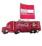 Kurt S. Adler Coca-cola Semi Truck Christmas Ornament CC9185. Fixed Price $16.00.
