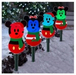 Disney Magic Holiday Mickey Minnie Mouse Multi-color Led Pathway Lights New!!. Fixed Price $48.50.