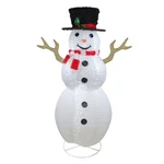 Northlight 6' Outdoor Chenille Swirl Large Snowman Top Hat Christmas Yard Decor. Fixed Price $255.49.