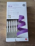 Ge Staybright Random Sparkle 52 Led Ice Crystal Icicle Light Set 13 Ct Warm Whit. Fixed Price $29.99.
