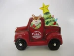 Mr. Christmas Follow The Magic Mini Red Pick Up Truck Deer Holiday Light Tree 6". Fixed Price $24.99.