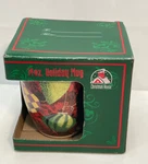 Christmas House Holiday Mug 14OZ Ornaments Decor Ceramic Cup Santa 4". Fixed Price $6.26.