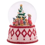 Roman 6 Inches Musical Dogs Around The Tree Dome. Fixed Price $62.50.