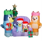 Bluey 6.6' Family Christmas Inflatable 6FT, 2025 Gemmy Indoor Outdoor Yard Decor. Fixed Price $125.00.
