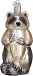 Raccoon Blown Glass Christmas Ornament By Old World #12146. Fixed Price $17.99.