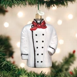 Old World Christmas Chef's Coat Double Breasted Jacket Glass Xmas Ornament 32311. Fixed Price $16.88.