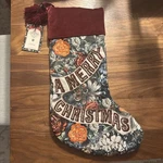 John Derian For Target Merry Christmas Beaded Floral Stocking 2025 Nwt Sold Out. Fixed Price $58.00.