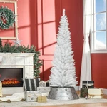 Artificial Christmas Tree 6' Indoor Realistic Holiday Decoration, White, Used. Fixed Price $37.09.