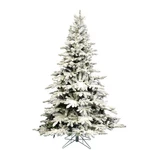 Vickerman 90" Plastic Utica Fir Artificial Christmas Tree In White. Fixed Price $433.60.