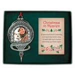 Cathedral Art Gift Christmas In Heaven Metal Photo Ornament, 3/4". Fixed Price $28.28.