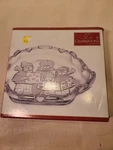 Mikasa Crystal Celebrations Carolers Collection Sweet Dish New In Box!. Fixed Price $12.00.