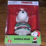 Monogram Snoopy Christmas Bobblehead Peanuts Collectible Figure. Fixed Price $18.98.