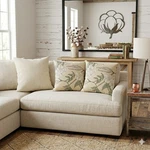Sewing Down South Magnolia Floral Accent Throw Pillow Set Of 2 Sds New 15 Inch. Fixed Price $20.00.
