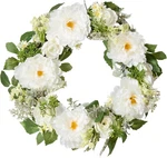 National Tree Company 22 Inch Artificial Spring Wreath With Daisy, Peony, And Bu. Fixed Price $110.33.