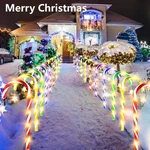 10PCS Solar Candy Cane Lights, Multi-color Outdoor Christmas Decoration W/remote. Fixed Price $23.99.