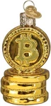 Old World Christmas Bitcoin (36300) Glass Ornament Comes Owc Gift Box. Fixed Price $16.44.