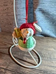 Department 56 Christmas Ornament - Getting Crafty Snowpinions. Fixed Price $25.00.