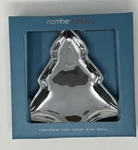 Nambe Holiday Christmas Tree Shaped Small Candy Dish, Metal Alloy, 9 New In Box. Fixed Price $59.99.