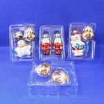 Lot Of 8 Glass Christmas Ornaments Holiday Home Nib Snowman, Nutcrackers, Bears. Fixed Price $14.50.