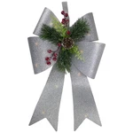 Northlight 19" Led Lighted Sliver Tinsel Bow Christmas Decoration. Fixed Price $31.49.