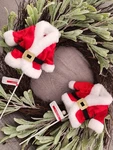 Lot Of 2 Ashland Christmas Tree Picks - Red Santa Coat Jacket Filler New. Fixed Price $8.00.
