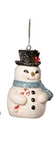 Sale Bethany Lowe Christmas Vintage Retro Blue Snowman Candy Cane Ornament. Fixed Price $12.00.