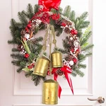 3-PIECE Vintage Golden Metal Cowbells,christmas Hanging Tree Decoration For Home. Fixed Price $13.58.