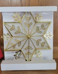 Ashland Gold Trimmed Lighted Star Tree Topper New. Fixed Price $17.99.