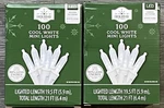 Cool White Mini Led 100 Ct String Lights Wire Indoor/outdoor (lot Of 2). Fixed Price $14.00.