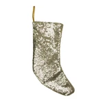 Northlight 17.5" Shiny Gold Sequins Christmas Stocking. Fixed Price $17.49.