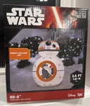 Gemmy Airblown 3.5' Star Wars BB-8 Christmas Inflatable Yard Decor Rare Nib. Fixed Price $79.00.