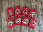 Lenox Set Of 8 Bejeweled Silverplated Christmas Ornaments Brand New. Fixed Price $64.99.