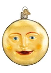 Handcrafted Man The Moon Christmas Ornament Vintage Glass Hanging Decor. Fixed Price $18.69.