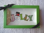 Plane Jane Inc.# HCCF903 " Jolly Christmas Candy Dish Nib Beautiful Item. Fixed Price $16.99.