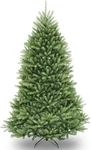 National Tree 6 Foot Dunhill Fir Artificial Christmas Hinged W/ Metal Stand. Fixed Price $69.94.