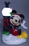 Disney Mickey Mouse Christmas Holiday Garden Statue Figure Light Up Lamp Post. Fixed Price $27.99.