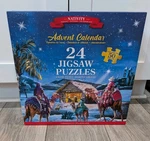 Nativity Calendar Puzzle, 24 Day Advent, 50 Pcs In Each. Fixed Price $25.00.