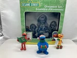 Sesame Street Ornament Set Elmo Zoe Cookie Monster American Greetings Christmas. Fixed Price $19.99.