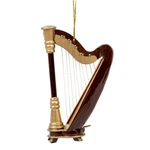 Broadway Gift Wooden Minature Harp Musical Instrument Christmas Ornamen.... Fixed Price $25.69.