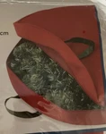 Honey Can Do SFT-01596 Wreath Storage Bag With Handles Zipper Red. Fixed Price $18.90.