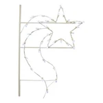 Vickerman Metal Star Decoration With 35 Led Lights In Pure White. Fixed Price $359.33.